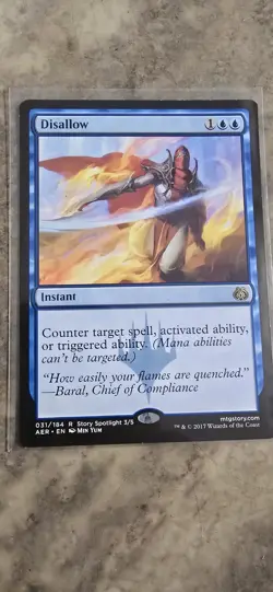 Disallow Aether Revolt Regular Instant Rare MTG NM - Image 1