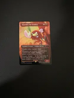Knuckles the Echidna (Rainbow Foil) Secret Lair Drop Foil - Image 1