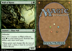 Magic the Gathering -MTG- Wall of Roots - Image 1