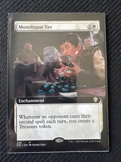 Monologue Tax (Extended Art) Commander 2021 Regular - Image 1