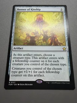 Foundations Banner of Kinship R 0127 FDN REGULAR MTG (Small Dent Read Descr..) - Image 1