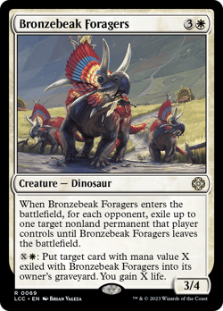 Bronzebeak Foragers #69 | NM | The Lost Caverns of Ixalan Commander Magic MTG - Image 1