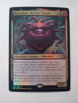 Karazikar, the Eye Tyrant - Commander: Adventures in the Forgotten Realms (Foil) - Image 1