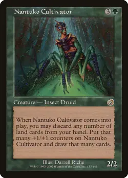 Magic the Gathering (mtg): TOR: Nantuko Cultivator (x 4) - Rare - Image 1