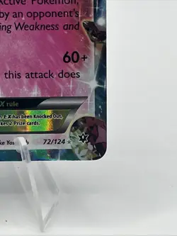 Pokemon TCG Holo Ultra Rare Diancie EX 72/124 Fates Collide 2016 NM Vintage - Image 3