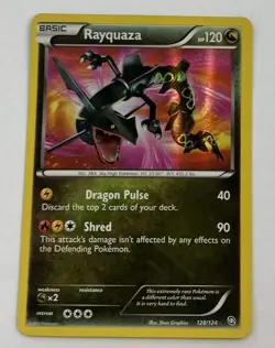 LP Rayquaza Dragons Exalted 128/124 Lightly Played Secret Rare Pokemon -- S2G -- - Image 1