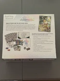 Prismatic Evolutions Pokemon Center Elite Trainer PC ETB Sealed With Case New - Image 4