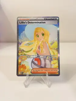 Lillie’s Determination Pokemon TCG Mega Evolution 184/132 SAR English In Hand - Image 1