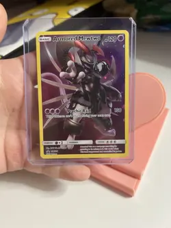2019 Pokemon Sun & Moon Promo Black Star Armored MewTwo #SM228 - Image 1