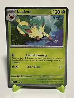 Pokemon Leafeon 170 Cosmos Holo Black Star Promo NM Condition - Image 1