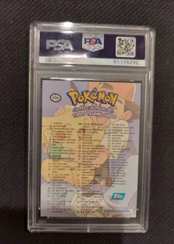 PSA 7 Checklist Foil Topps Pokemon Movie Edition - Image 2