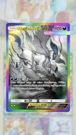 Pokemon TCG Pocket Mega Absol EX ?? Fullart Rainbow (GER) - Trade - Image 1