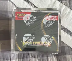 POKEMON MEGA EVOLUTION ENHANCED BOOSTER BOX NEW SEALED. Acrylic Case Included! - Image 1