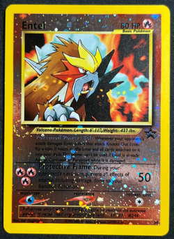 Pokemon TCG Entei Black Star Promo 34 Reverse Holo *SWIRL* Lightly Played LP - Image 1