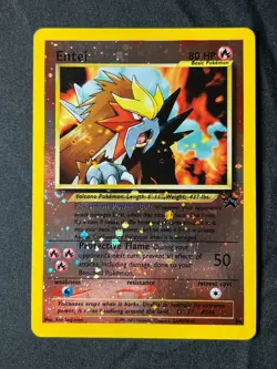 Pokemon TCG Entei Black Star Promo 34 Reverse Holo *SWIRL* Lightly Played LP - Image 3