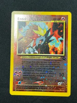 Pokemon TCG Entei Black Star Promo 34 Reverse Holo *SWIRL* Lightly Played LP - Image 4