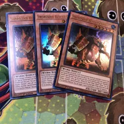 Yugioh Swordsoul Auspice Chunjun X3 Ultra MAMA-EN037 1st NM Playset - Image 1