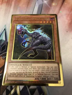 1x (EX) Souleating Oviraptor - MGED-EN015 - Premium Gold Rare - 1st Edition YuG - Image 1
