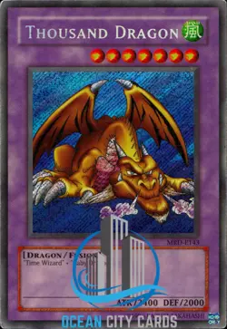 Yugioh Thousand Dragon MRD-E143 Secret Rare HP - Image 1