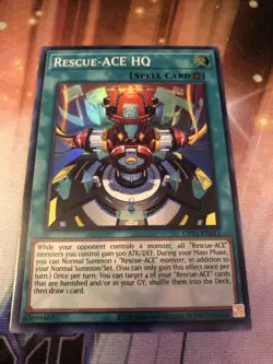 Yu-Gi-Oh! - Rescue-ACE HQ - Super Rare - Near Mint - OP21-EN011 - Image 1