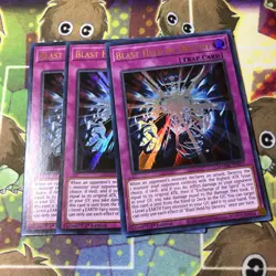 Yugioh Blast Held by Destiny X3 Ultra Rare MAMA-EN031 1st Ed Near Mint Playset - Image 1
