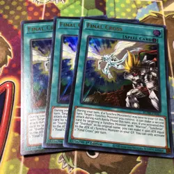 Yugioh! 3x Final Cross BLMR-EN041 Ultra Rare 1st Ed NM - Image 1