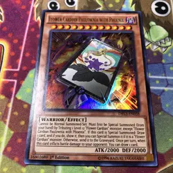 Yu-Gi-Oh! Flower Cardian Paulownia with Phoenix DRL3-EN038 Ultra Rare 1st Ed NM - Image 1