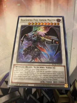 Yugioh - Blackwing Full Armor Master (Ultra Rare) (1st Edition) - BLCR-EN064 (P) - Image 1