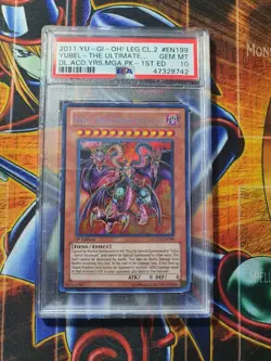 PSA 10 - LCGX-EN199 - Yubel - The Ultimate Nightmare 1st Ed Secret Rare Yu-Gi-Oh - Image 1