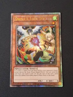 Yugioh! Droll & Lock Bird (Alternate Art) - RA02-EN006 - Quarter Century Secret - Image 2