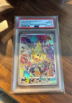 PSA 10 FA/PIKACHU promo 323 S-P PRCS.C/B SWORD/SHIELD Pokemon Card Japanese - Image 1
