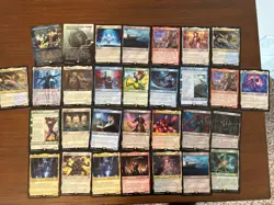 MTG Final Fantasy, Rare Lot Of 30 Cards - Image 1