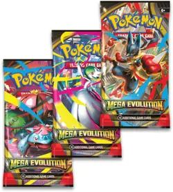 Pokemon TCG Mega Evolution 3 Pack Blister with Psyduck Promo Card - Image 2