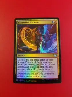 1x Expressive Iteration | FOIL | Strixhaven School of Mages | MTG Magic Cards - Image 3