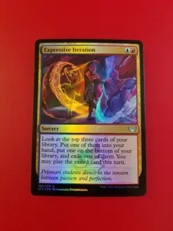 1x Expressive Iteration | FOIL | Strixhaven School of Mages | MTG Magic Cards - Image 5