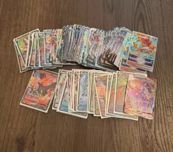 125x Pokemon V Max Star Cards! Bulk collection of Ultra Rare Holographics - Image 1