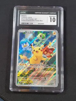 SV: Scarlet & Violet Promo Cards #027 Pikachu CGC 10 - Image 1