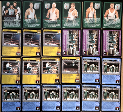 WWE Raw Deal CCG The Spirit Squad Superstar 24 Card Set - Image 1