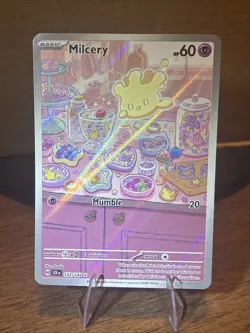 Milcery 152/142 Pokemon TCG Stellar Crown Illustration Rare Holo Card NM/Mint - Image 1