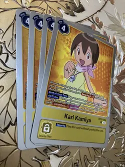 Digimon Card Game Playset Kari Kamiya BT15-084 R Exceed Apocalypse - Image 1