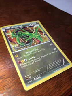 Rayquaza Pokemon Card 11/20 Stamped Dragon Vault Holo - Image 2