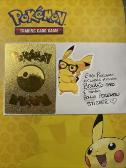 Pokemon TCG Pikachu Mega Diancie Gold Foil Fan Art Card HP 700 Tag cosplay - Image 4