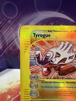 Tyrogue 63/147 Aquapolis 2002 Reverse Holo Pokemon Card TCG - Image 2