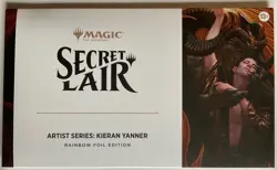 Secret Lair Artist Series: Kieran Yanner Rainbow Foil MtG w/ Demonic Tutor Magic - Image 1