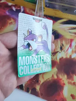 Pokemon 96 Card Rattfratz Rattata Monsters Collection Green Carddass Japanese Ex - Image 5