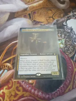 Atris, Oracle Of Half-Truths Extended Art MTG Theros Beyond Death - Pack Fresh - - Image 1