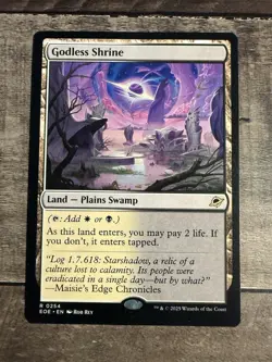1x Godless Shrine - Edge of Eternities - NM - MTG - Image 1
