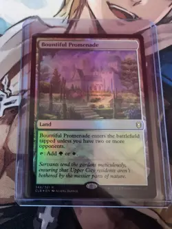 MTG - Bountiful Promenade - Commander Legends: Battle for Baldur's Gate Foil - Image 1
