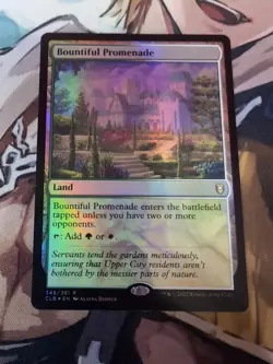 MTG - Bountiful Promenade - Commander Legends: Battle for Baldur's Gate Foil - Image 3
