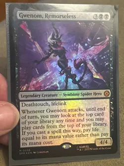 Gwenom, Remorseless Marvel's Spider-Man Foil #56 Mythic - Image 2